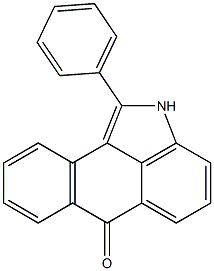 1-Phenylnaphth[1,2,3-cd]indol-6(2H)-one 结构式