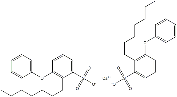 Bis(2-heptyl-3-phenoxybenzenesulfonic acid)calcium salt 结构式