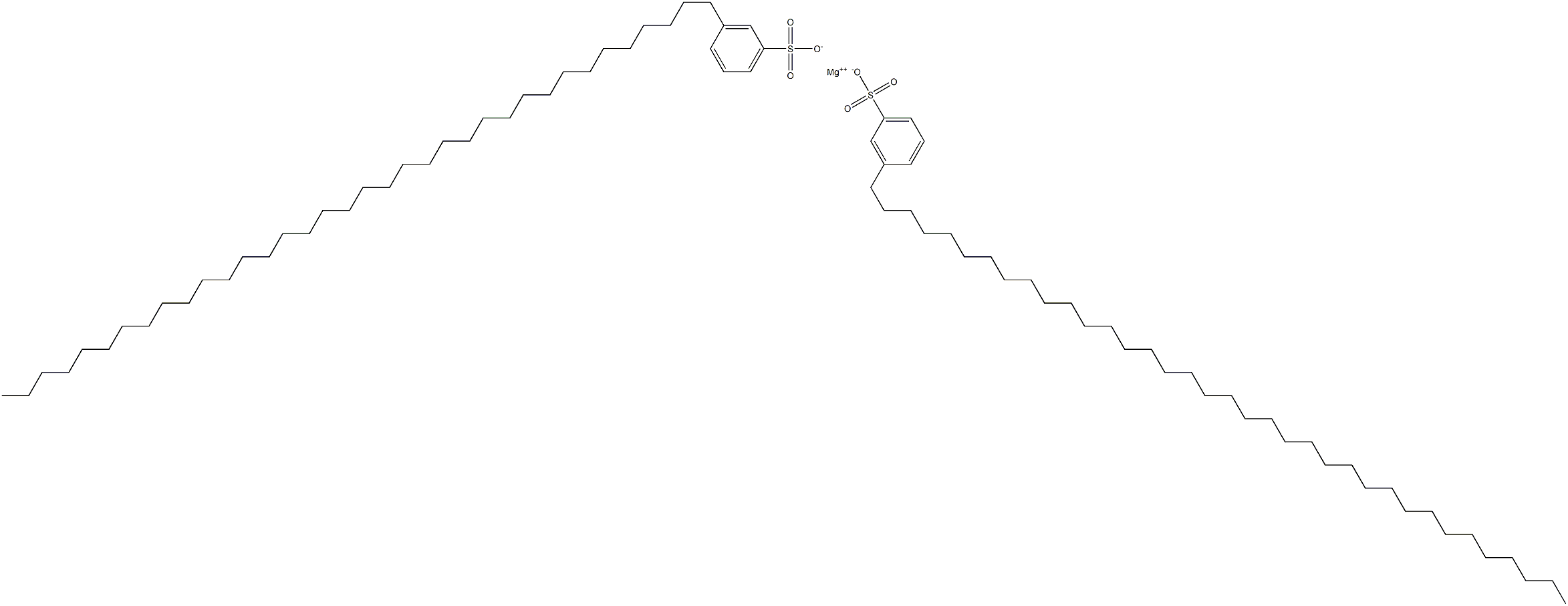 Bis[3-(hexatriacontan-1-yl)benzenesulfonic acid]magnesium salt 结构式