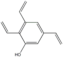 2,3,5-Triethenylphenol 结构式