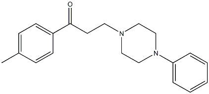 4-[2-(p-Toluoyl)ethyl]-1-phenylpiperazine 结构式