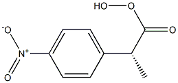 [R,(-)]-2-(p-Nitrophenyl)peroxypropionic acid 结构式