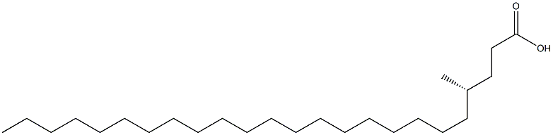 [S,(-)]-4-Methyltetracosanoic acid 结构式