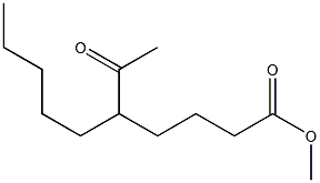 5-Acetylcapric acid methyl ester 结构式