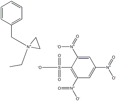 1-Benzyl-1-ethylaziridinium picrylsulfonate 结构式