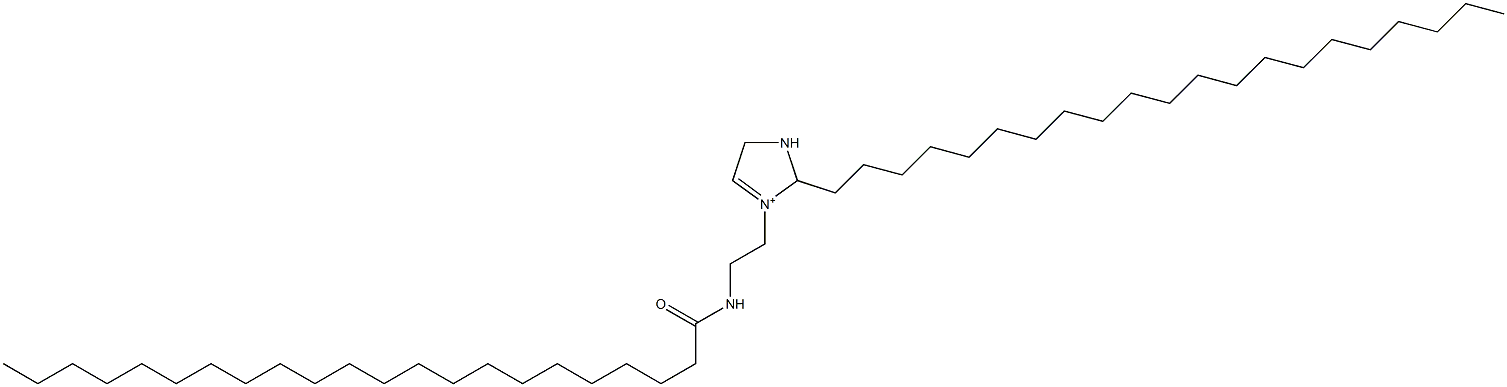 3-[2-(Docosanoylamino)ethyl]-2-henicosyl-3-imidazoline-3-ium 结构式