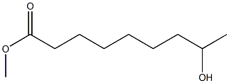 8-Hydroxypelargonic acid methyl ester 结构式