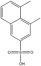 4,5-Dimethyl-2-naphthalenesulfonic acid 结构式