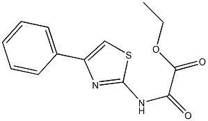 2-[(4-Phenylthiazole-2-yl)amino]-2-oxoacetic acid ethyl ester 结构式