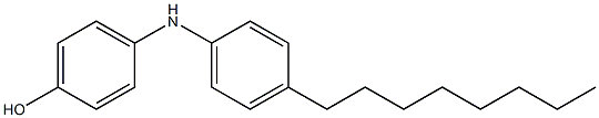 4'-Octyl[iminobisbenzen]-4-ol 结构式