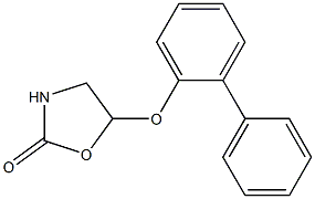 5-(1,1'-Biphenyl-2-yloxy)oxazolidin-2-one 结构式