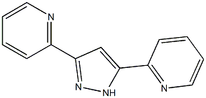 2,2'-(1H-Pyrazole-3,5-diyl)bispyridine 结构式