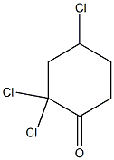 2,2,4-Trichlorocyclohexanone 结构式