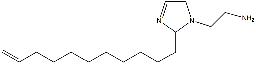 1-(2-Aminoethyl)-2-(10-undecenyl)-3-imidazoline 结构式