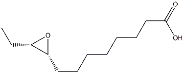 (9R,10S)-9,10-Epoxydodecanoic acid 结构式