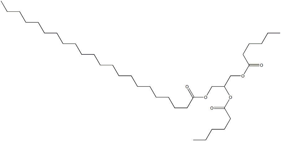 3-O-Behenoyl-1-O,2-O-dicaproylglycerol 结构式