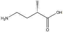 (S)-2-Methyl-4-aminobutyric acid 结构式