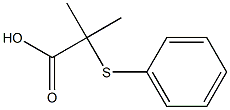 2-Methyl-2-(phenylthio)propionic acid 结构式
