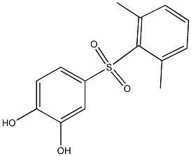 3,4-Dihydroxy-2',6'-dimethyl[sulfonylbisbenzene] 结构式