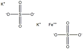 Dipotassium iron(II) sulfate 结构式
