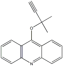 9-[(1,1-Dimethyl-2-propynyl)oxy]acridine 结构式