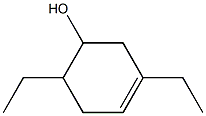3,6-Diethyl-3-cyclohexen-1-ol 结构式