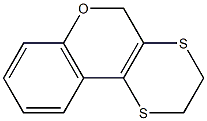 2,3-Dihydro10H-9-oxa-1,4-dithiaphenanthrene 结构式