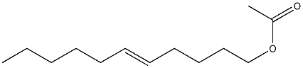 Acetic acid 5-undecenyl ester 结构式