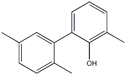 6-Methyl-2-(2,5-dimethylphenyl)phenol 结构式