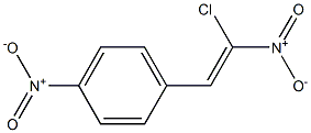 4-Nitro-1-(2-chloro-2-nitrovinyl)benzene 结构式