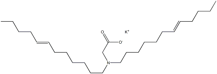 N,N-Di(7-dodecenyl)glycine potassium salt 结构式