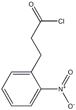 3-(o-Nitrophenyl)propionyl chloride 结构式