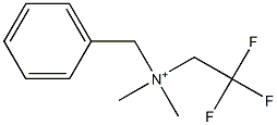 Benzyldimethyl(2,2,2-trifluoroethyl)aminium 结构式