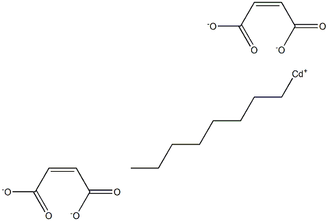 Bis(maleic acid 1-octyl)cadmium salt 结构式