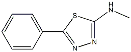 N-Methyl-5-phenyl-1,3,4-thiadiazole-2-amine 结构式