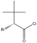 [R,(-)]-2-Bromo-3,3-dimethylbutyric acid chloride 结构式