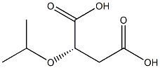 [S,(-)]-(1-Methylethoxy)succinic acid 结构式