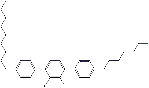 2',3'-Difluoro-4-heptyl-4''-nonyl-1,1':4',1''-terbenzene 结构式