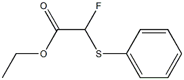 Phenylthiofluoroacetic acid ethyl ester 结构式