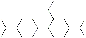 2,4,4'-Triisopropyl-1,1'-bicyclohexane 结构式