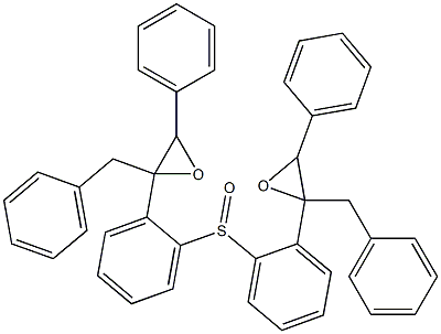 [(1,2-Epoxy-1,3-diphenylpropan)-2-yl]phenyl sulfoxide 结构式