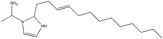 1-(1-Aminoethyl)-2-(3-tridecenyl)-4-imidazoline 结构式