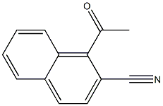 1-Acetyl-2-cyanonaphthalene 结构式