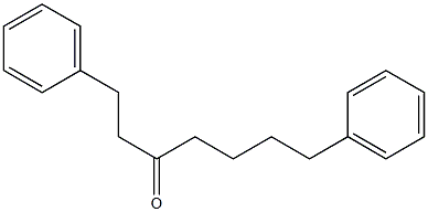 1,7-Diphenyl-3-heptanone 结构式