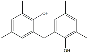 2,2'-(1,1-Ethanediyl)bis(4,6-dimethylphenol) 结构式