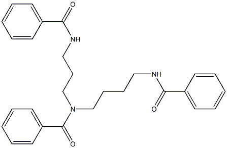 N,N',4-Tribenzoyl-4-azaoctane-1,8-diamine 结构式