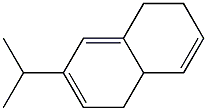 1,2,4a,5-Tetrahydro-7-isopropylnaphthalene 结构式