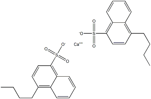 Bis(4-butyl-1-naphthalenesulfonic acid)calcium salt 结构式