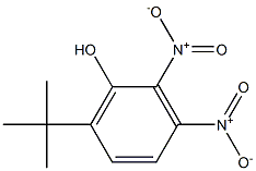 6-tert-Butyl-2,3-dinitrophenol 结构式
