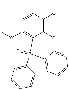 (2-Chloro-3,6-dimethoxyphenyl)diphenylphosphine oxide 结构式